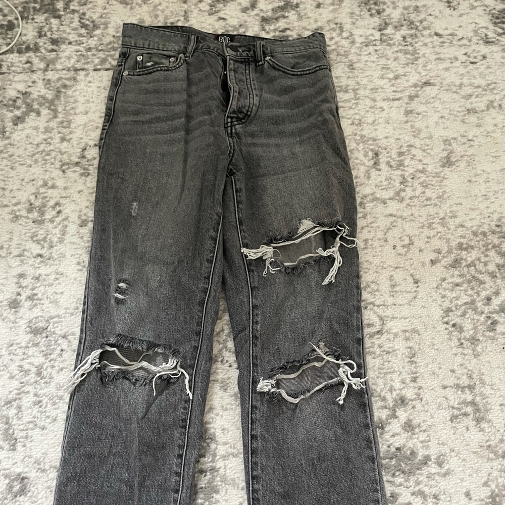 Grey Urban Outfitters distressed jeans
